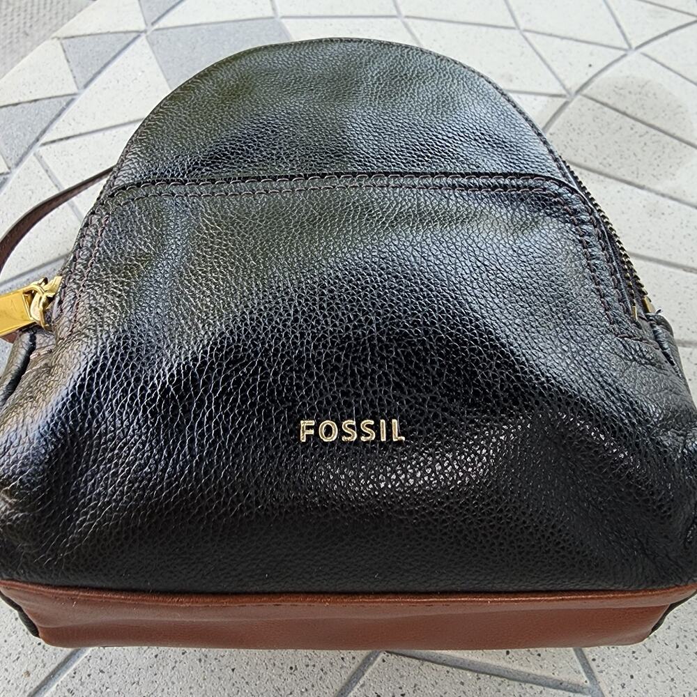 Fossil Felicity Color Block Leather Mini Backpack - Picture 5 of 13